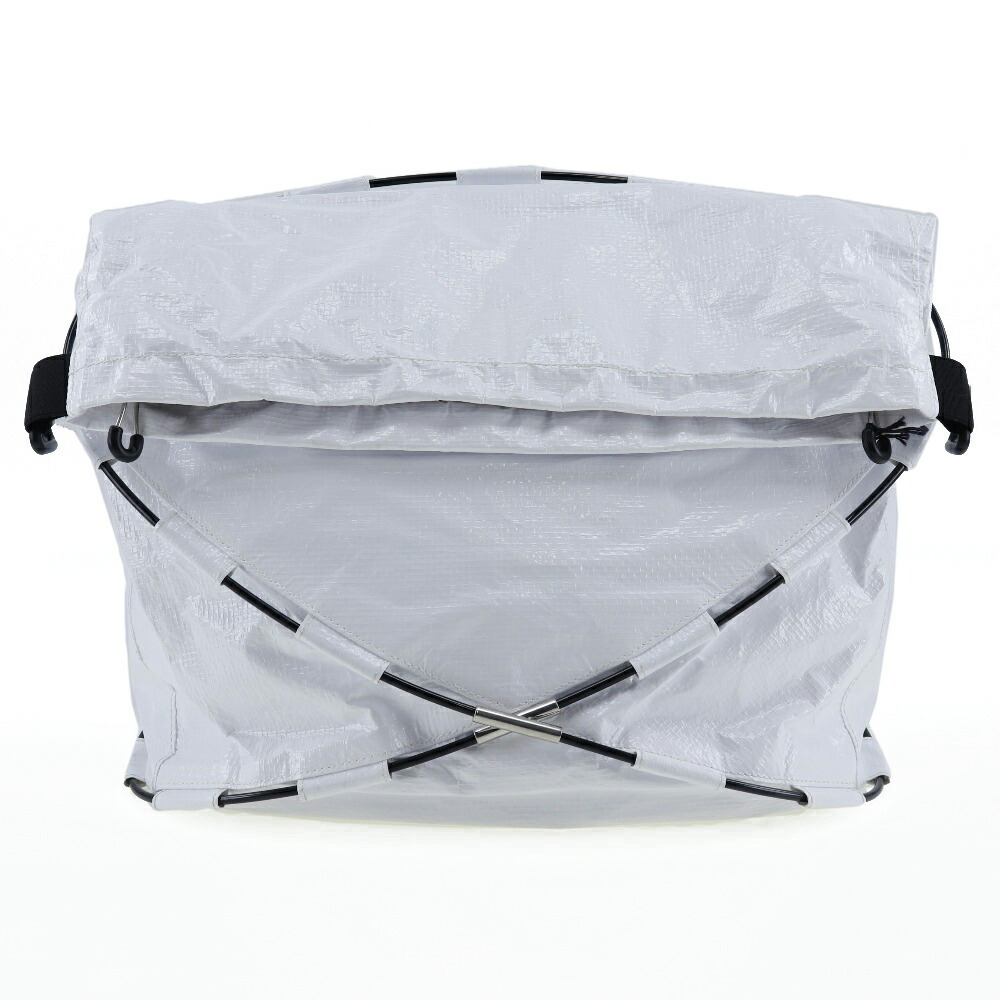 Bottega Veneta Tent Bum Bag White Shoulder Double Zipper